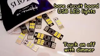 Mini USB LED light with touch on off and dimmer (must have gadget)