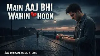 MAIN AAJ BHI WAHIN HOON 💔 | Heart Touching Sad Song | SAJ OFFICIAL MUSIC STUDIO