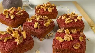 Why Are These Beet & Oat Cakes Going Viral⁉️ #vegan
