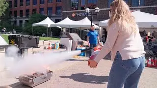 Fire Safety Month Event Spreads Awareness on U-M Campus