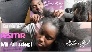 ASMR Crazy relaxation head scratching and massage⏐Hair Gel #asmrheadmassage #asmr #nitpicking