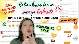 SHARING PENGALAMAN DUOLINGO ENGLISH TEST! TIPS & TRICK, TAHAPAN, KESALAHAN, PERSIAPAN, BIAYA DLL!
