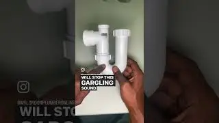 Plumbing tutorial trap with automatic air valve basins
