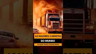 🚛 Mais de 60 METROS de comprimento | A Engenharia dos Road Trains da Austr&aacute;lia