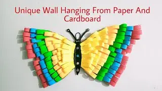 Unique Wall Hanging Craft | Best Out Of Waste Cardboard | Paper Craft