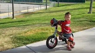 Huffy Disney Pixar Cars Lightning Mcqueen Bike Bicycle Unboxing
