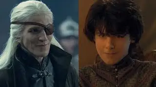 Los Príncipes Aemond Targaryen 🖤⚔️ y Lucerys Velaryon 💚💙 (Hoy seré tu Villano)