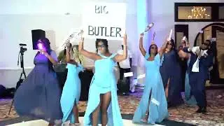 Bridesmaid Bottle girl reception entrance