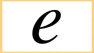 How to draw an elephant step by step| Elephant drawing with letter e