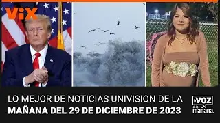 Lo mejor de Noticias Univision de la mañana| viernes 29 de diciembre de 2023