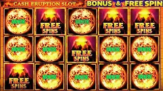 Cash Eruption Slot Gameplay &ndash; Bonus Round & Free Spins