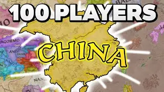 LIVE (EVENT FAIL IT BROKE): 100 Players Simulate Medieval CHINA in CK3