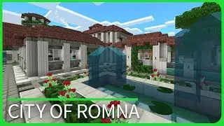 Minecraft PE Maps - Beautiful City: The CITY OF ROMNA! - MCPE 1.2 iOS / Android / W10