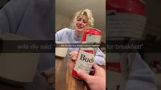 I&rsquo;ll never stop drinking beer for breakfast
