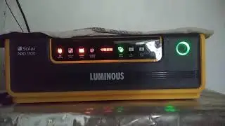 luminous nxg 1100 problem mains and solar charging led glow problem not solve.
