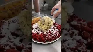 These Funnel Cakes are MASSIVE🍰😍  #mellowbites