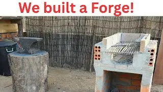 We Built a Simple and EASY Blacksmithing Shed with a Forge.