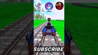 TRAIN V/S TOM AND JERRY ☠️ CHALLENGE | VIDEO | INDIAN BIKE DRIVING 3D GAME 🎮