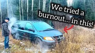 Fresh Snow, Big Drifts, and a Tire Fire?