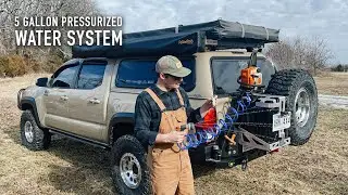 CAMP SHOWER! Sandy Cats Overland Shower System [5 gal Scepter Water Can]