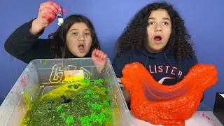 TURN THIS SLIME INTO A CHRISTMAS SLIME CHALLENGE