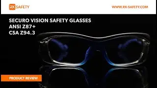 Securo Vision Safety Glasses | ANSI Z87 and CSA Z94.3 | RX Safety