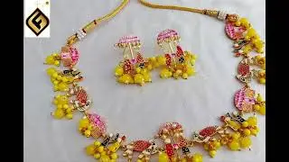 Baraat Payal and Necklace Set