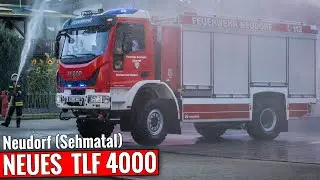 [ANKUNFT NEUES TLF 4000] Freiwillige Feuerwehr Neudorf erhält neues Tanklöschfahrzeug | #MAGIRUS