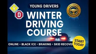 Online Winter Driving Course | Handle Black Ice, Braking & Skid Recovery