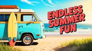 Coastal Soul & Surf Rock 🚗 Beach Drive Instrumental Bliss