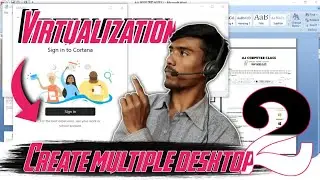 How To Create Virtual Desktop | Multiple Desktops Windows 10 | Virtual Desktop Infrastructure | VDI