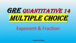 GRE Quantitative Reasoning  14