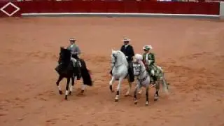 Bullfighting with horses
