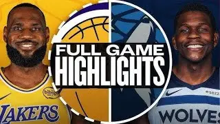 LeBron James Went OFF 😳 vs Anthony Edwards | Lakers vs Timberwolves Ultra Realistic NBA 2K