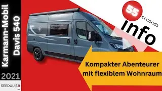 Karmann-Mobil Davis 540 Trendstyle | Kompakter Abenteurer mit flexiblem Wohnraum #SEEDUU