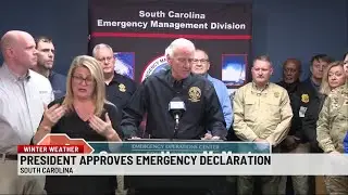 Trump approves emergency disaster declaration for SC ahead of ice storm