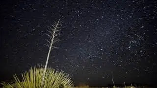 Slow Motion Timelapse Captures One Hour of Geminid Meteors Passing Over New Mexico