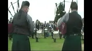 St Lawrence O'Toole pipe band 2010 tune up