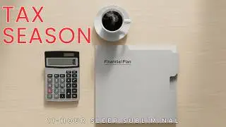 📊 Organize Your Wealth | Subliminal for Financial Order & Tax Season Calm (Rain Sounds) [11 Hours]
