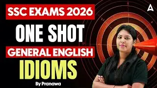 SSC 2026 English in Tamil | English Grammar Idioms One Shot | SSC General English By Pranawa Mam