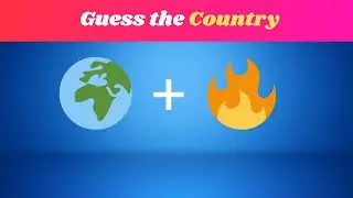 🌍 Guess the Country Name by Emoji 🤔 | Fun Kids Quiz! Emoji Country Quiz 🧩 | Guess the Country!