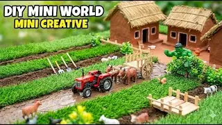 Amazing DIY Mini World | Mini Tractor, Village & Creative Builds