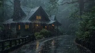 Immersive Heavy Rain in the Forest | Soothing Nature Sounds for Deep Rest and Calm