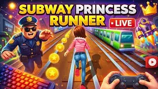 T-sab Gaming is live!🔴 welcome 😍to T-sab Gaming live streaming with SUBWAY PRINCESS RUNNER GAME 🎯