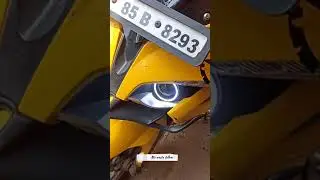 light flicker for rs200 ring light #rs200 #trichy #bumblebee #bajajpulsar #kgf #mr