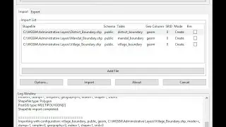 GeoServer - Load shapefile into PostGIS DB using PostGIS 2.0 Shapefile and DBF Loader Exporter tool