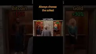 Bitcoin vs Gold | Always choose the safest trading market #gold #cryptoquant #newexchange #bitcoin