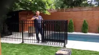 Cloture de piscine amovible  Fabricant et Installateur. PARTOUT AU QUÉBEC 514-622-0010