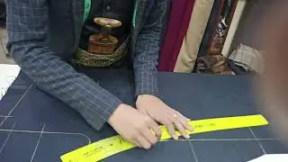 اسهل طريقه تعليم قصة بنطلون رسمي @ الجزء الثاني الخلف
