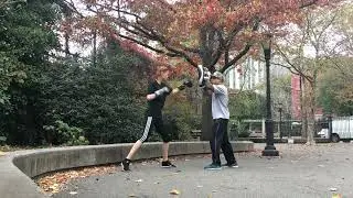 Muay Thai com a modelo Dani Witt em NYC